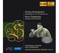 Chostakovitch: Symphonie No. 15 Op. 141; B. Tchaïkovsky: Variations pour orchestre
