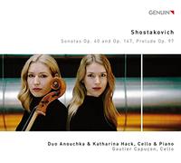 Chostakovitch : uvres pour violoncelle et piano. Capuçon, Duo Hack.