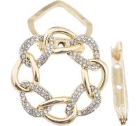 CHOUXUANGA Broches, Hebilla de Bufanda, Scarf Ring, Clip, Rings Female Non-Slip Buckle Brooch Ring for Women