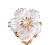 CHOUXUANGA Broches, Hebilla de Bufanda, Scarf Ring, Clip, Rings Silk Buckle Shawl Brooch Dual Use Temperament for Women