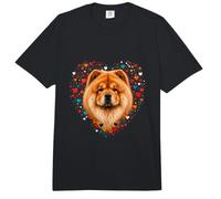 Chow Chow, Amante de los Perros de Corazones Comfort Colors Adult Heavyweight T-Shirt