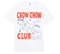 Chow Chow Dog Dad Club Día del Padre Hombres Comfort Colors Adult Heavyweight T-Shirt