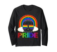 Chow Chow Dog LGBT Rainbow Gay Lesbian Funny LGBT Pride Manga Larga