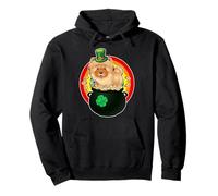 Chow Chow Dog Lucky Charm Shamrock Funny St Patricks Day Sudadera con Capucha