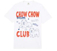 Chow Chow Dog Mom Club Día de la Madre Mujeres Comfort Colors Adult Heavyweight T-Shirt