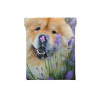 Chow-Chow Dulce Esponjoso Marrón Perros Púrpura Salvaje, Squeeze Top Wallet Bolsa de Almacenamiento para Mujer Monedero pequeño Bolsa de Cambio