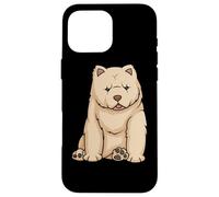 Chow Chow Perros Lindo Chow Chow Cachorro Divertido Carcasa para iPhone 16 Pro MAX
