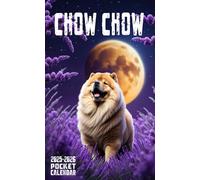 Chow Chow Pocket Calendar 2025-2026: 2 Year Monthly Planner for Purse, From January 2025 to December 2026