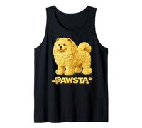 Chow Chow Spaghetti Fideos Comida Italiana Cachorro Am Camiseta sin Mangas