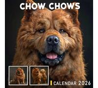 Chow Chows Calendar 2026: Regal Faces and Fluffy Fur Wrapped in Monthly Charm