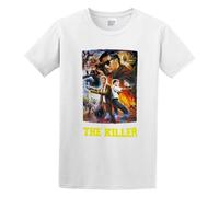 Chow Yun Fat The Killer Hong Kong Action Movie Fan Men T-Shirt White Unisex Tops Casual tee 3XL