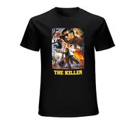 Chow Yun Fat The Killer Hong Kong Action Movie Men T-Shirt Black Unisex Tops Casual tee M