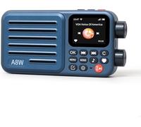 Choyong A8W - Receptor de radio inteligente portátil por Internet WIFI/4G, altavoz con FM, tarjeta Micro-SD, radios para todo el mundo, para el hogar con WiFi, radio digital, choyoung
