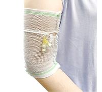 CHOYTONG PICC Line Cover Sleeve - Protector de catéter PICC Shield para niños de 5 a 10 años, red elástica, ultra suave, transpirable, cómodo (L)