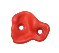 Chrees 10 Uds. Soportes para Escalada en Roca, Empuñaduras Grandes para Pared de Roca, PE, Ergonómicos, Resistentes a los Rayos UV, con Tornillos de Alta Resistencia para Interior (Rojo)