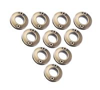 Chrees 10pcs Metallierung, Rostbezogene Ösen für Kleidungsschuhe Lederhandwerk, Reparaturset mit vielseitigem Gebrauch mehr als genug für den täglichen Produktionsbedarf (Bronce)