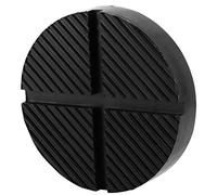 Chrees Adaptador universal para gato hidráulico, arandela de goma ranurada para protección de puntos de coche, SUV, con tira elevada para un agarre estable, 125 mm/4,92 pulgadas