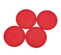 Chrees Air Hockey Sliders Set, 2 unidades Air Hockey Sliders y 4 unidades de discos, escalera de repuesto de hockey sobre hielo, discos, juego de portero, accesorios de juego de mesa, béisbol y