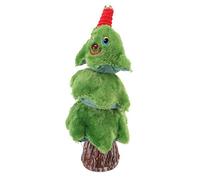 Chrees Árbol de Navidad Que Canta y Baila, árbol de Navidad Eléctrico de 8 Canciones con Luz y Columpio para Diversión Navideña en Interiores (de con tocón danzante)