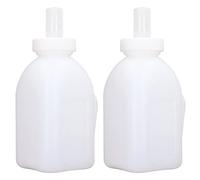 Chrees Biberón de alimentación para terneros, comedero de leche duradero con chupete desmontable para terneros y corderos, plástico de silicona, capacidad de 1 litro