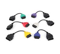 Chrees Cable adaptador de diagnóstico para coche OBD2 de 6 colores, dirección asistida ABS, adaptador SRS-CAN para módulo de control de capó eléctrico con adaptador MultiECUScan FiatEcuScan para