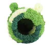 Chrees Cama periquito, acogedora, cómoda, bonita apariencia, decorativa, cálida jaula de pájaros, con parque infantil, escondite para dormir (M)