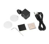 Chrees Clave de Código Morse CW, Clave de Telégrafo Morse Manual con Conector de 3,5 Mm y Base Magnética Fuerte, para Dispositivos de Radio y Comunicación