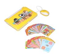 Chrees Computadora Portátil de Aprendizaje para Niños, Computadora Educativa de Ortografía de Matemáticas en Inglés con Divertidos Efectos de Sonido e Ilustraciones Coloridas, par
