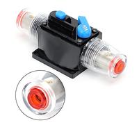 Chrees Disyuntor para coche, 12 V, 60 amperios, manual de audio, reiniciar circuitos, interruptor de fusibles