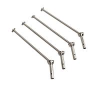 Chrees Eje de Transmisión RC de Acero Duradero de 18,7 Cm, Ejes de Transmisión Delanteros y Traseros Fáciles de Reemplazar para Eficiente 1/7 (Plata)