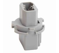Chrees Enchufe de Lámpara Trasera, Soporte de Enchufe de Luz Trasera, de Bombilla, Plug and Play, Marcador de Posición de Pieza de Repuesto ABS para O