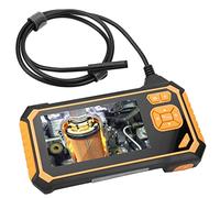 Chrees Endoscopio Cámara de Inspección por Boroscopio Lente Dual 1080P 4.3 Pulgadas LCD 8 Mm IP67 Impermeable 8 Luces LED Batería de 2000 MAh con Ajuste de Brillo de Pantalla para (10m)
