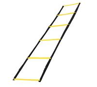 Chrees Escalera de Velocidad Escalera de Agilidad de Entrenamiento de Velocidad 14.4 Pies 10 Peldaños Textura Antideslizante Conexión de Enchufe y Hebilla Bolsa de Almace