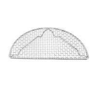 Chrees Estante refrigerador, estante de cocina de alambre de alto rendimiento, falda de alambre de acero inoxidable con horno resistente a altas temperaturas, seguro para cocinar la parrilla (pequeño