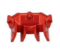 Chrees Exquisito Soporte de Carcasa de Eje 1/10 RC para Coches Losi Baja Rey y Hammer Rey U4 RC (Rojo)