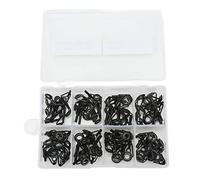 Chrees Fishg Fishing Rod Intercambio Consejos 15 × 8 × 3 80pcs Cerámica y Acero Inoxidable Pesca Barra de Pesca Punta Parcial Guías Set Set Set