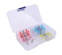 Chrees Funda de soldadura del conector del gabinete térmico, kit de conectores de cable con diseño flexible, 120 pinzas para conexiones eléctricas selladas (50 unidades)