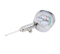 Chrees Herramienta de Presión de Pelota, Aguja Mecánica con Puntero Fácil de Leer para una Medición Precisa de la Presión del Aire, para Fútbol, Baloncesto, Voleibol (Versión básica)