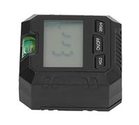 Chrees Inclinómetro Digital Transportador Electrónico de Alta Precisión para Carpintería, Pantalla LCD Retroiluminada para Medición Rápida, Herramienta de Medición de ángulo Multiusos (Negro)