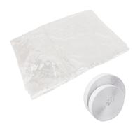 Chrees Juego de aislamiento para ventanas, de polietileno, resistente al viento, reutilizable, plegable, transparente, aislante de ventana para invernar (63 x 63 pulgadas)