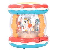 Chrees Juguete Musical para bebé con de Luz Giratorio, Rotación de 360°, Luz Colorida y Música Relajante para Educación Temprana, Gateo y Desarrollo Cerebral