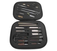 Chrees Kit de Limpieza de 28 Piezas para Artículos de Caza, Kit de Varillas de Limpieza de Cañones de Cobre con Estuche de Transporte para el Mantenimiento de Tuberías y Tubos.