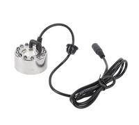 Chrees Mist Maker, Nebulizador de 350 Ml/H con Luz LED que Cambia de Color, para Estanque, Fuente, Acuario, Tanque de Agua, Rocalla (Enchufe europeo)