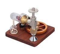 Chrees Modelo de motor Stirling de aire caliente modelo Stirling motor modelo acero inoxidable haya ajustable generador de velocidad juguetes para educación física