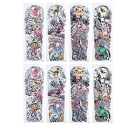 Chrees Pegatinas temporales impermeables de Halloween, realistas, tatuajes falsos para adultos y adultos - Maquillaje corporal con tinta vegetal para fiesta de Halloween