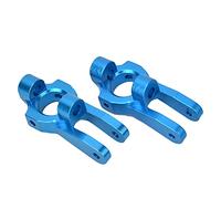 Chrees Portabujes delantero de aleación de aluminio, mecanizado de precisión CNC de larga duración, para accesorios de coche WL Toys 1 10 K949 RC (azul K949-002B)