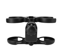 Chrees Portavasos Universal para Cochecito con Soporte para Teléfono, Accesorio para Portavasos 3 en 1 para Cochecito y Bicicleta, Negro, Hecho de ABS Duradero y Silicona, Adecuado para Padres