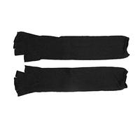 Chrees Protector de Brazo de Medio Dedo de para Carpintería, Funda de Brazo Transpirable para Líneas de Montaje Negro 17,7 Pulgadas