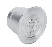 Chrees Reemplazo de Cápsula de café de Acero Inoxidable de Grado Alimenticio para U, Diseño de Doble Filtración, Preparación Completa y Fragante, Apto para CITIZ/PIXIE/LE CUBE, 46 G
