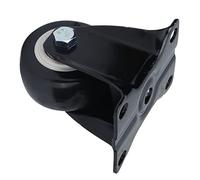 Chrees Ruedas Rígidas de Poliéster Silenciosas de Alta Resistencia, Rodamientos de Bolas Dobles de Acero Inoxidable para Almacenes de Carros, 2,48 "x 1,22"